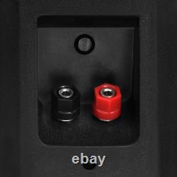 Enceintes stéréo murales Audio debout 2 pcs Noires 100 W vidaXL