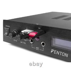 Ensemble d'enceintes de tour HiFi Fenton SHF80W avec amplificateur Bluetooth blanc