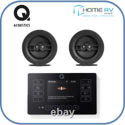 Ensemble de haut-parleurs Q Acoustics QE120 + JBL Stage 260CDT avec double tweeter en noir