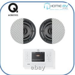 Ensemble de haut-parleurs Q Acoustics QE120 + Qi65CB Blanc