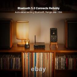 Fosi Audio BT30D PRO 48V Récepteur amplificateur audio stéréo HiFi Bluetooth puissance