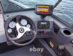 GUZARE Stéréo radio Bluetooth étanche pour bateau + haut-parleurs 4 pouces + câble USB