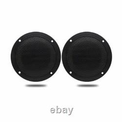 GUZARE Stéréo radio Bluetooth étanche pour bateau + haut-parleurs 4 pouces + câble USB