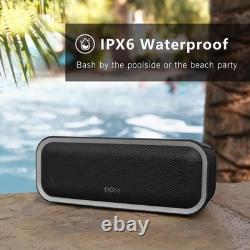Haut-parleur Bluetooth DOSS SoundBox Pro, son stéréo 20W, basses actives supplémentaires, 20H