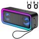 Haut-parleur Bluetooth Ikt, Son St&eacute;r&eacute;o Puissant De 40 W, 2018356 Mm, Noir Perle