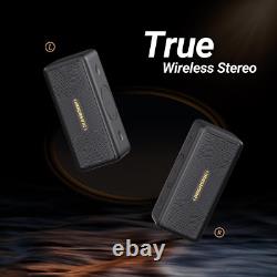 Haut-parleur Bluetooth M5, haut-parleurs sans fil portables de 40W avec son stéréo immersif