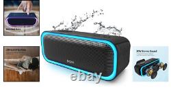 Haut-parleur Bluetooth Portable Étanche 20W Son Stéréo 20H d'Autonomie en Extérieur