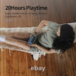 Haut-parleur Bluetooth Portable Étanche 20W Son Stéréo 20H d'Autonomie en Extérieur