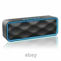 Haut-parleur Bluetooth Sans Fil Portable Avec Audio Hd Loud Et Radio Stéréo Megabass