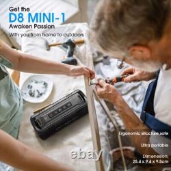 Haut-parleur Bluetooth compact avec une puissance de crête de 60 W, parfait pour les fêtes et le camping