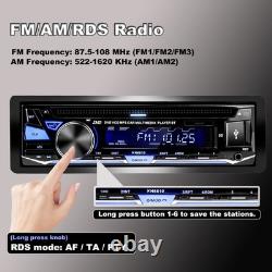 Haut-parleur Bluetooth portable stéréo de voiture avec lecteur audio CD DVD sans fil et télécommande