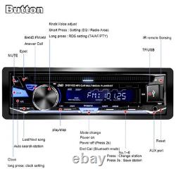 Haut-parleur Bluetooth portable stéréo de voiture avec lecteur audio CD DVD sans fil et télécommande