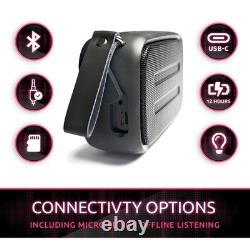 Haut-parleur Bluetooth sans fil Hi-Fi audio avec basses intenses Son stéréo supérieur &