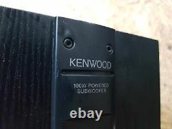 Haut-parleur de basses Kenwood SW-40HT 6.25 alimenté par un subwoofer à réflexe de basses 6 ohms 100W en noir