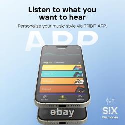 Haut-parleur sans fil TWS avec son surround immersif 360°, étanche et égaliseur personnalisé