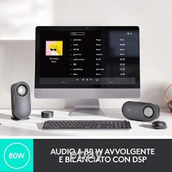 Haut-parleurs Bluetooth Logitech Z407 avec caisson de basses audio stéréo pour PC Haut-parleurs Bluetooth Logitech Z407 avec caisson de basses audio stéréo pour PC