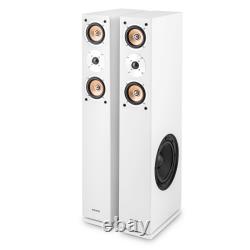 Haut-parleurs Étage Debout Hi-fi Home Stereo Audio Pair 2x 140w Rms Tower Bass 280w
