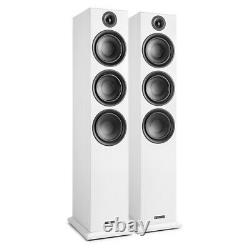 Haut-parleurs Hi-fi Shf80 Floorstanding Pour Home Stereo Sound System 3-way 6.5 Blanc