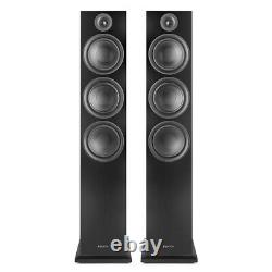 Haut-parleurs Hi-fi Shf80 Floorstanding Pour Home Stereo Sound System 3-way 6.5 Noir