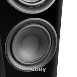 Haut-parleurs Hi-fi Shf80 Floorstanding Pour Home Stereo Sound System 3-way 6.5 Noir