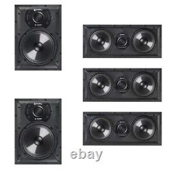 Haut-parleurs LCR encastrés Q Acoustics 3x Qi65RP et 2x QI80RP
