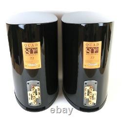 Haut-parleurs Stéréo Quad Z-2 En Brillance Noir Boîte Audio Idéale