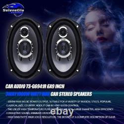 Haut-parleurs coaxiaux de voiture 6x9 pouces 100W 3 voies, haut-parleurs audio stéréo pour voiture, haute qualité