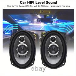Haut-parleurs coaxiaux de voiture 6x9 pouces 100W 3 voies, haut-parleurs audio stéréo pour voiture, haute qualité