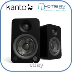 Haut-parleurs de bureau actifs Kanto Audio YU4 en finition noire mate