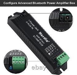 Haut-parleurs de plafond Bluetooth Dual Herdio de 5,25 pouces stéréo pour cuisine et salle de bain