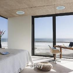 Haut-parleurs de plafond Bluetooth Dual Herdio de 5,25 pouces stéréo pour cuisine et salle de bain