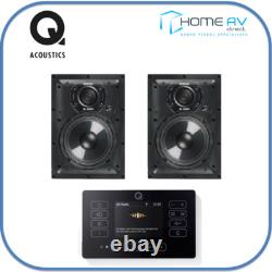 Haut-parleurs encastrés Q Acoustics QE120 + Qi65RP Noir Haut-parleurs encastrés Q Acoustics QE120 + Qi65RP Noir