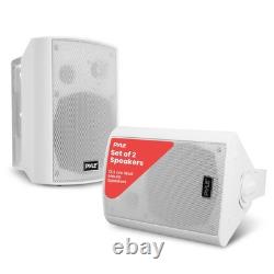Haut-parleurs sans fil d'extérieur/intérieur, haut-parleurs Bluetooth muraux, étanches, AUX