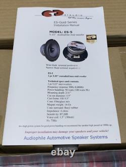 Haut-parleurs stéréo de voiture Cdt Audio Es-5 5,25 pouces MID Woofer Système audio Neuf dans la boîte