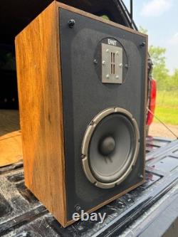 Infinity Qe Haut-parleur unique Audio domestique Vintage HiFi Stéréo Bibliothèque Bois Grain