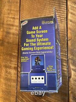 Intec Game Sound System Stéréo Haut-parleurs Av Sélecteur Nintendo Gamecube! Rare