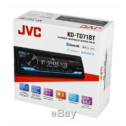 Jvc Kd-td71bt Autoradio CD Bluetooth Stéréo Récepteur Haut-parleurs Csdr261 2 Avec Ses 4 Paire