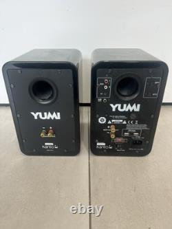 Kanto Audio YUMI - Enceintes de bureau bibliothèque amplifiées noires, paire