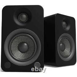 Kanto Audio Yu4 Haut-parleurs Active Desktop Pair + Phono Bluetooth Power Compact