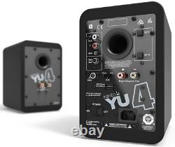 Kanto Audio Yu4 Haut-parleurs De Bureau Alimentés Pair + Phono Bluetooth Aptx Black