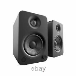 Kanto Audio Yu4 Haut-parleurs De Bureau Alimentés Pair + Phono Bluetooth Aptx Black