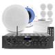 Kit De Haut-parleurs De Plafond Multiroom Escs5 + Amplificateur Pv240bt Configuration De Musique D'ambiance