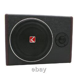 Kuerle 8'' 600w Active Under Seat Car Subwoofer Audio Speaker Stereo Powered Amp