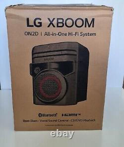 Lg Xboom On2d Wireless Home Speaker Système Audio Bluetooth Hi-fi Tout-en-un