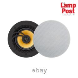 Lithe Audio 03201 Haut-parleurs de plafond sans fil Bluetooth 6.5 actifs APTX paire