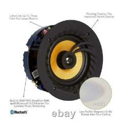 Lithe Audio Dual Zone Stereo Chambre & En-suite Haut-parleurs De Plafond Bluetooth