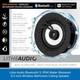 Lithe Audio Ip44 Haut-parleur De Plafond De Salle De Bains Bluetooth Sans Fil Actif Simple 03210