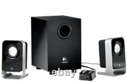 Logitech Ls21 2.1 Stereo Speaker Son System Music Audio Sub Bass Original Box