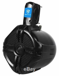 Memphis Audio Invisible Hide Away Récepteur Bluetooth + 6.5 Tour Haut-parleurs Rzr / Utv