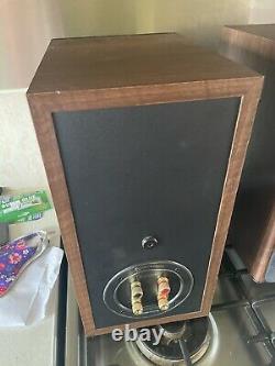 Moniteur Audio Bronze Bx2 Stereo Hifi Haut-parleurs Walnut Main Bookshelf/stand